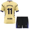 Camisola + Calções FC Barcelona x Kobe Bryant Raphinha 11 Criança Equipamento 2ª 2025-26